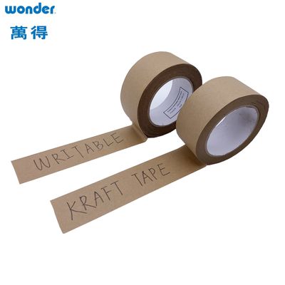 Cintas de papel Kraft blanco autoadhesivo de espesor 0.130 mm basado en disolvente