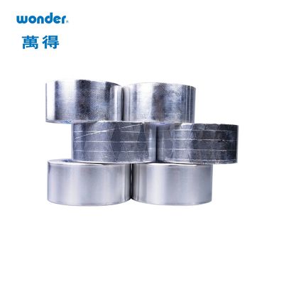 Cinta de aluminio acrílico adhesivo resistente al calor, cinta de sellado de plata 30m de longitud
