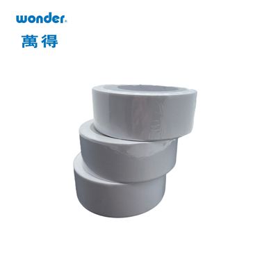 Banda adhesiva blanca de doble cara con base de caucho de 36 mm de ancho