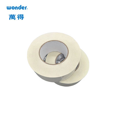 Banda adhesiva blanca de doble cara con base de caucho de 36 mm de ancho