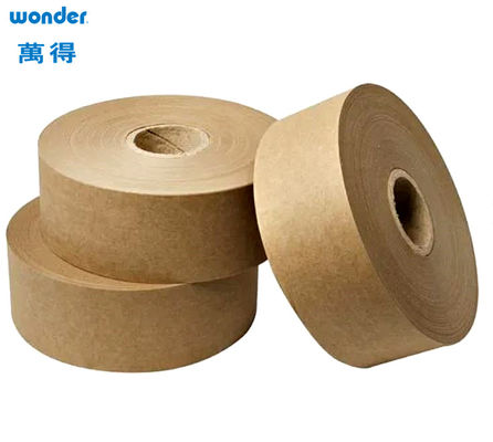 Cintas de papel Kraft activadas con agua de sellado por escritura de 1200 mm de ancho