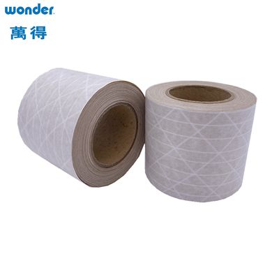 Cintas de papel kraft activado por agua de color marrón de 1200 mm de ancho para cajas