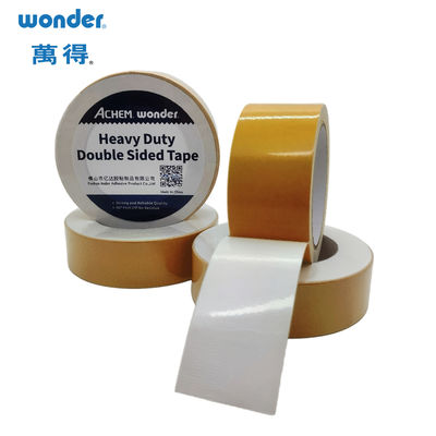 Cintas autoadhesivas de doble cara con base febica tejida y adhesivo de fusión en caliente para una fuerte adherencia