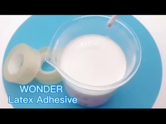 Adhesivos acrílicos basados en agua blanca certificados BSCI para cinta portátil